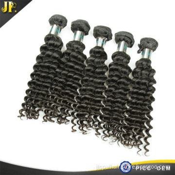 2015 JP fashion clip in factory big discount virgin deep wave hair wholesales